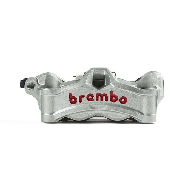 BREMBO STYLEMA 一體成型對四輻射卡鉗組卡鉗 對四輻射卡鉗 灰底紅 鈦底紅 灰底紅 公司貨 ★朝幸機車行★