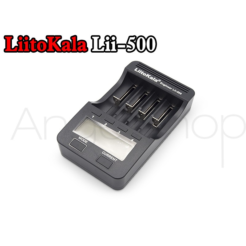 《天使小舖》LiitoKala Lii-500充電器 獨立1A大電流 可測內阻/容量18650 26650 鋰電池