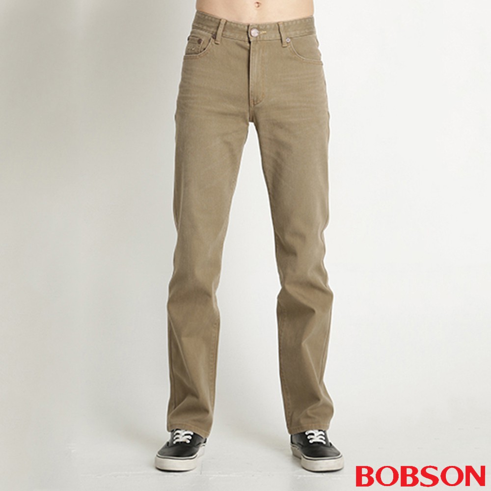 BOBSON 男款熱感IN直筒牛仔褲(1745-72)