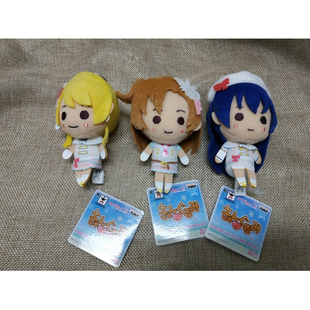 出清 日版lovelive Snow Halation Q版玩偶娃娃高阪穗乃果園田海未絢瀨繪裡 蝦皮購物