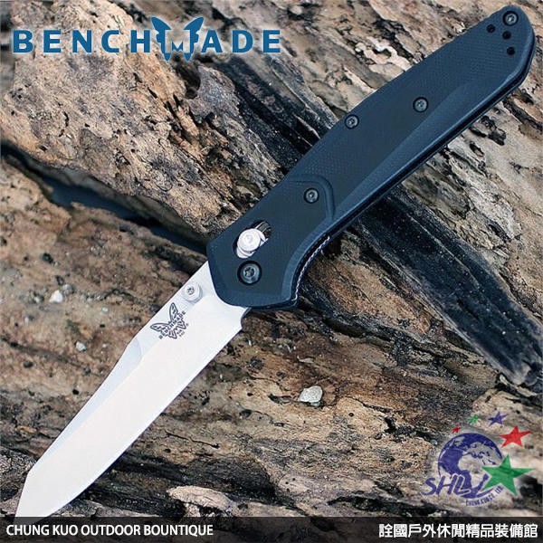 詮國 - Benchmade 美國蝴蝶牌 黑3D格紋G10柄折刀 /CPM-S30V鋼 / 940-2