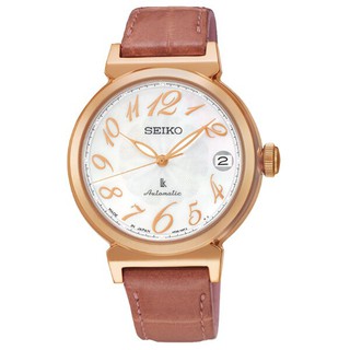 Seiko 精工錶 Lukia 4R35-00J0G(SRP868J1) 廣告款美好旅程玫瑰腕錶/白面 34.6mm