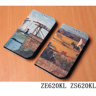 韓國復古風彩繪皮套-1 ASUS ZenFone 5 ZE620KL 5Z ZS620KL 手機殼手機套保護殼保護套