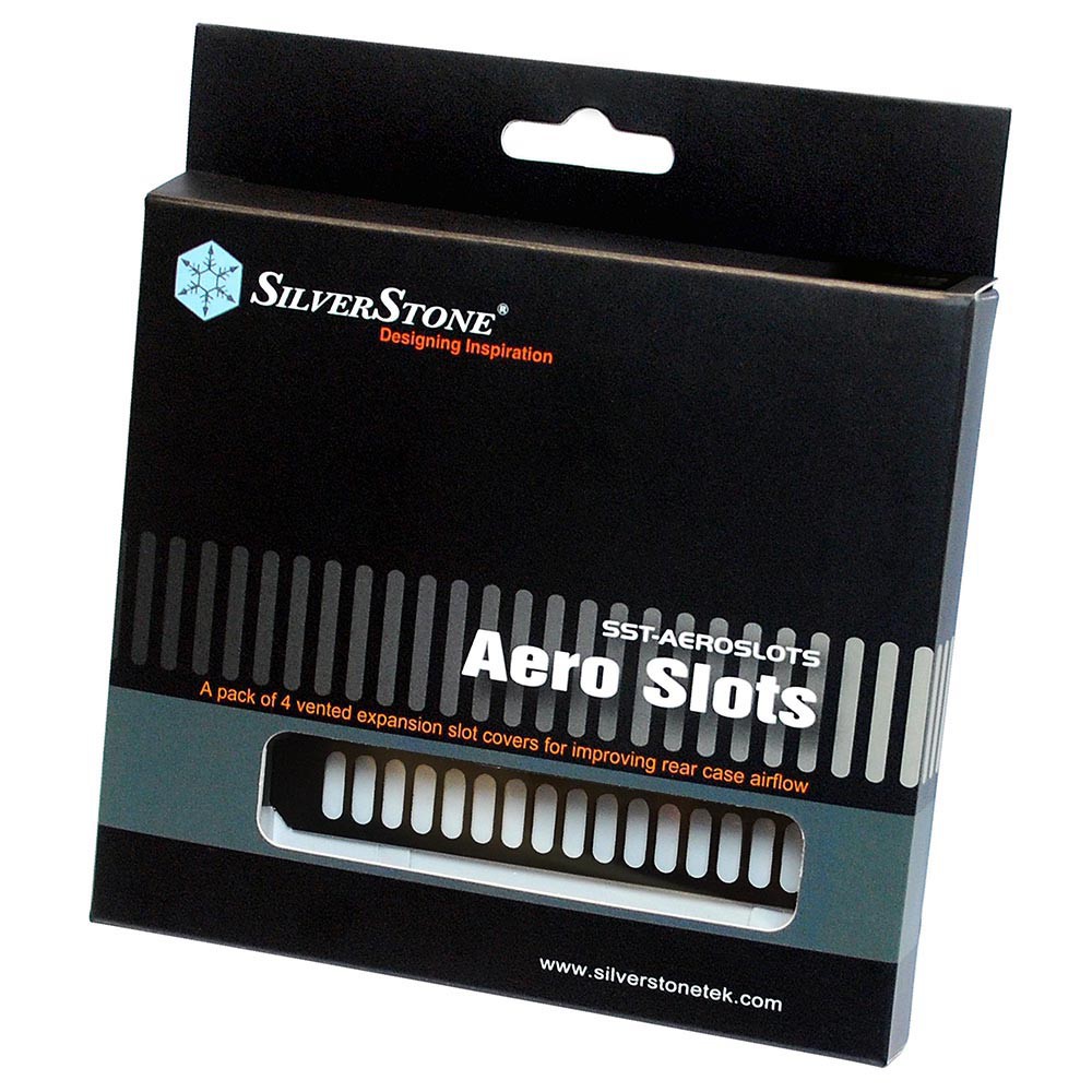銀欣SilverStone Aeroslots (鍍鎳黑)~PCI擴充槽檔片 現貨 廠商直送