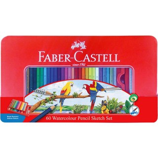 Faber-Castell 輝柏 115964 60色水性色鉛筆系列(附水彩筆)