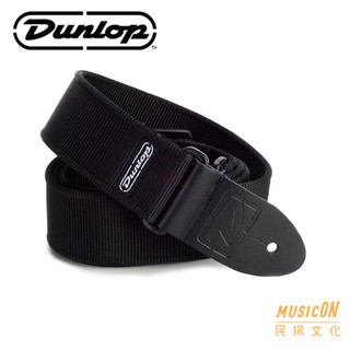 【民揚樂器】美國 Dunlop D38-09BK SOLID 吉他背帶 電貝士背帶 烏克麗麗皆可用