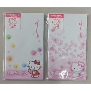 大賀屋 日本製 Hello Kitty 萬用袋 信封袋 信封 紅包袋 卡片袋 三麗鷗 凱蒂貓 正版 J00013056
