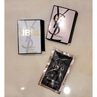 全新 YSL 時尚訂製香水 絲緞領結 慾望巴黎 自由不羈淡香精 黑鴉片 小香水 試管香水