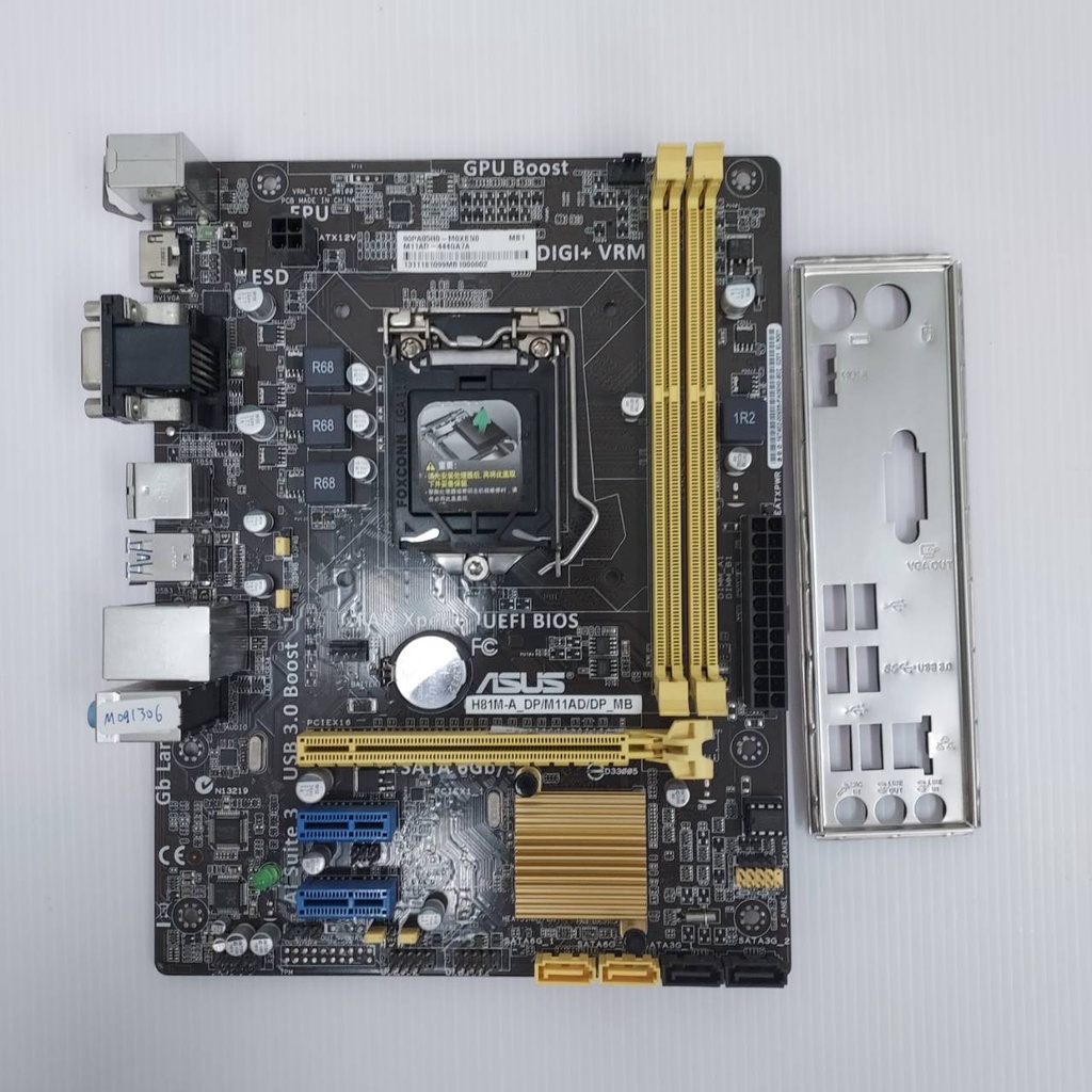 【主機板】ASUS 華碩 H81M-A_DP/M11AD/DP_MB 1150腳位 主機版 (附擋板)