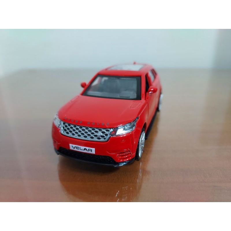 全新盒裝~1:42~路虎Land Rover Velar 合金模型玩具車 紅色