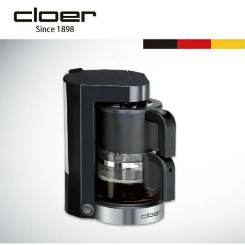 限時特價499~全新未拆封，cloer 德國歐陸經典咖啡機 黑色 濾式咖啡機