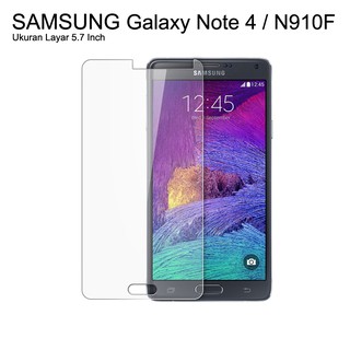SAMSUNG LAYAR 三星 Galaxy Note 4 N910 LTE 鋼化玻璃透明防刮玻璃螢幕保護膜