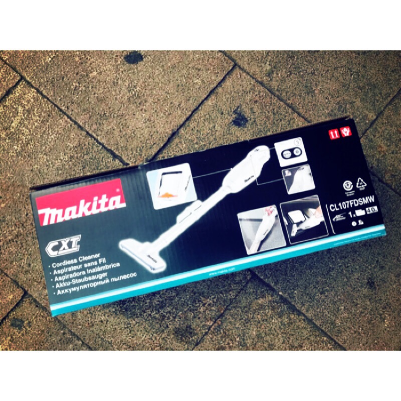 牧田 makita 12V吸塵器 CL107FDSMW 附4.0ah電池*1、充電器*1