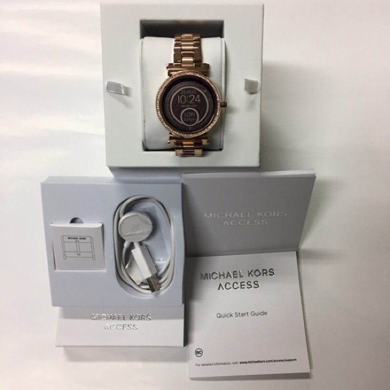[Michael Kors]Sofie觸控式智慧型手錶MT5022玫瑰金42mm