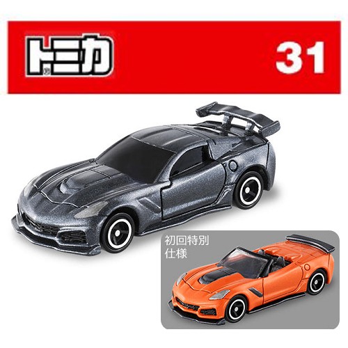 TOMICA 多美 - 小汽車 TM031 雪佛蘭Corvette 平裝版 初回限定版 < JOYBUS >