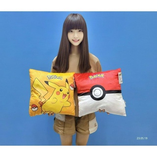 神奇寶貝抱枕 精靈寶可夢坐墊 POKEMON 寶貝球 精靈球 皮卡丘 椅墊 方枕 抱枕 靠枕 全新正版皮卡丘抱枕