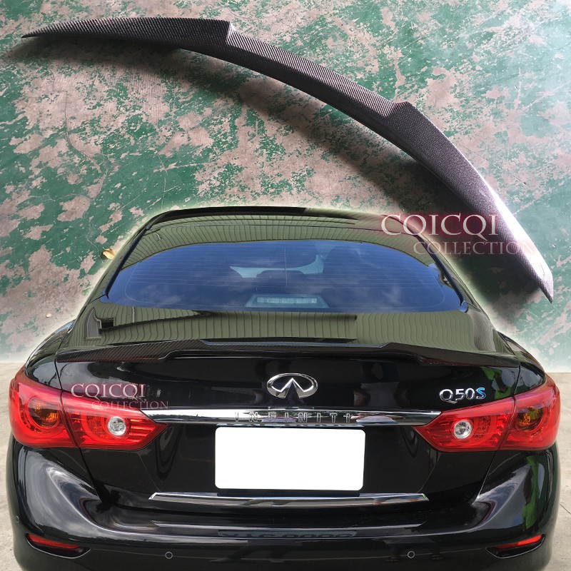 Infiniti 2014~2020 Q50 Q50S V款 碳纖維 尾翼 後擾流板