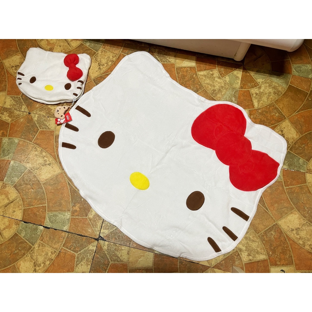 Sanrio 三麗鷗 Hello Kitty 凱蒂貓 枕頭毛毯棉被涼被午睡午休睡午覺毛茸茸毯子被子娃娃抱枕玩偶玩具公仔