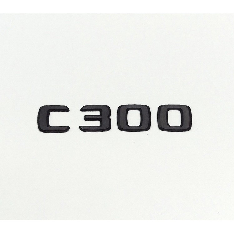 圓夢工廠 Benz 賓士 C300 2015~on W205 S205 C205 A205 消光黑後車箱字貼 同原廠字型