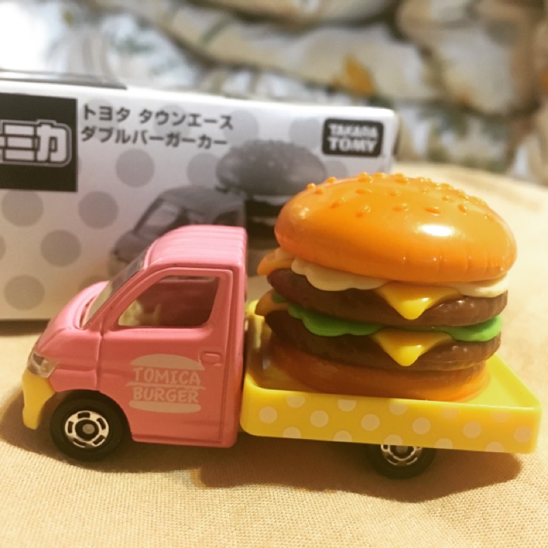 現貨 tomica 粉紅 漢堡車