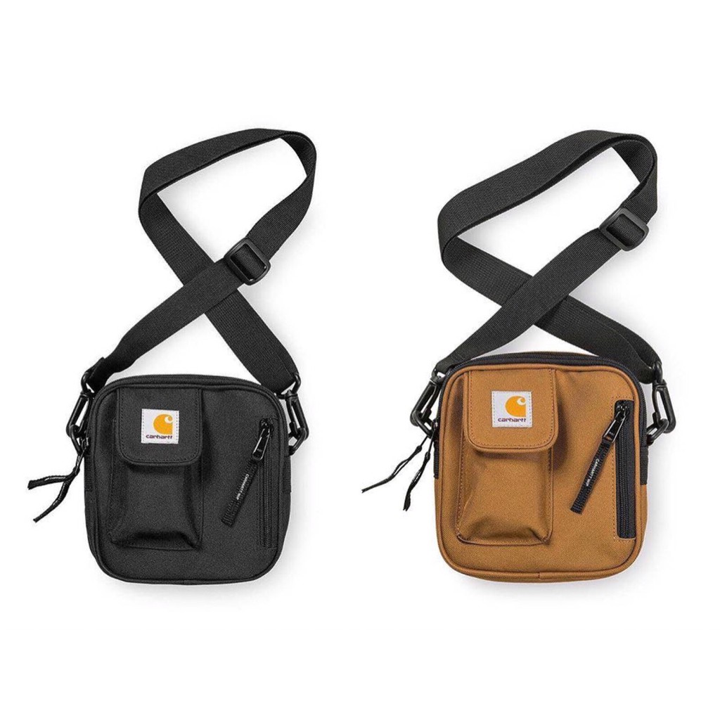 [歐鉉]CARHARTT ESSENTIALS FLIGHT BAG 側背 小包 方包 兩色 黑色 卡其 土色