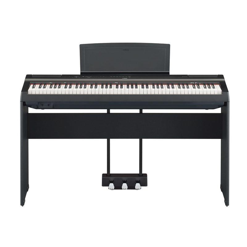 【中壢木吉可樂器】 YAMAHA P125 電鋼琴 數位鋼琴 88鍵 含琴架、琴椅、譜板、三音踏板、變壓器 顏色:黑、白