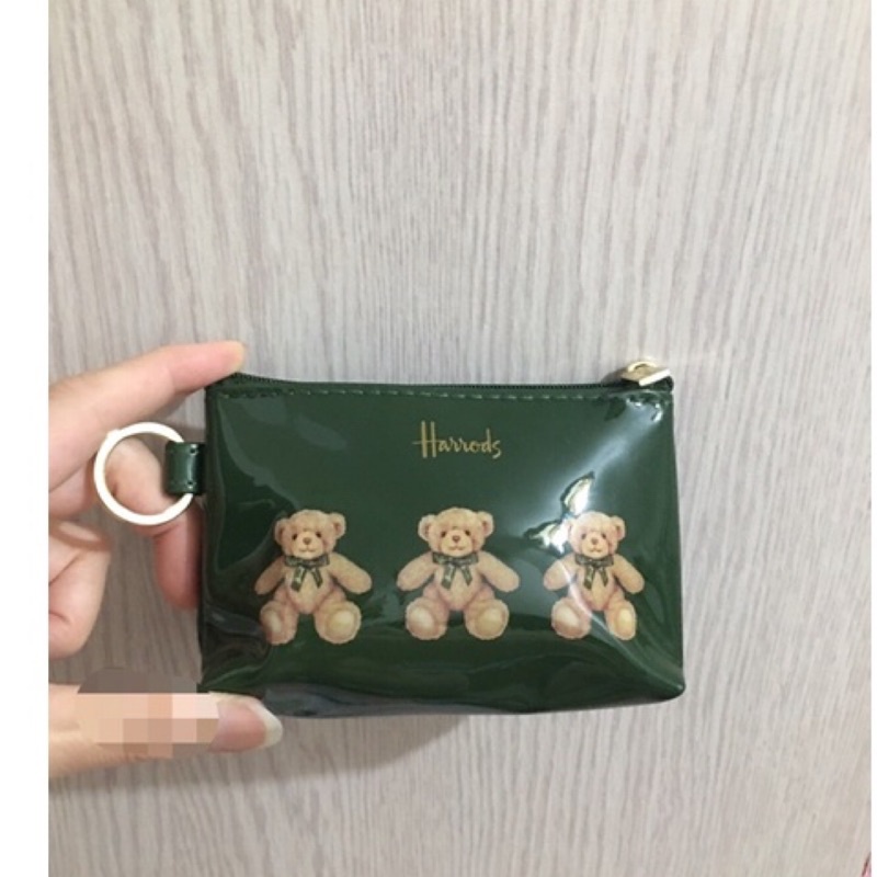 英國 Harrods pvc經典熊零錢包