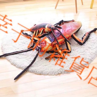 模擬蟑螂抱枕 卡通/小強玩偶/毛絨玩具/公仔/蟑螂小強抱枕/靠墊/惡作劇/愚人節/枕頭/玩偶/布娃娃 現貨 Q65
