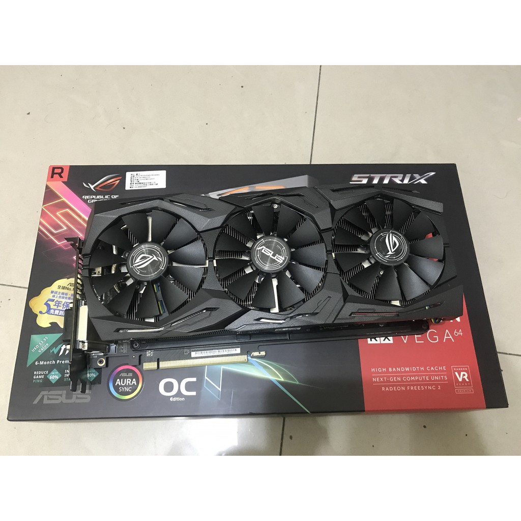 ASUS ROG Strix RX VEGA 64 8GB