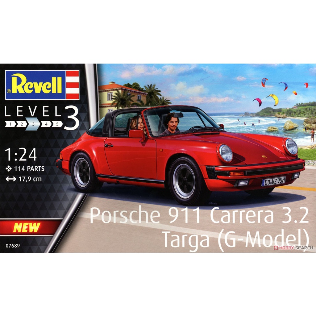 ≡MOCHO≡ 現貨 Revell 1/24 保時捷 911G Model Targa 組裝模型
