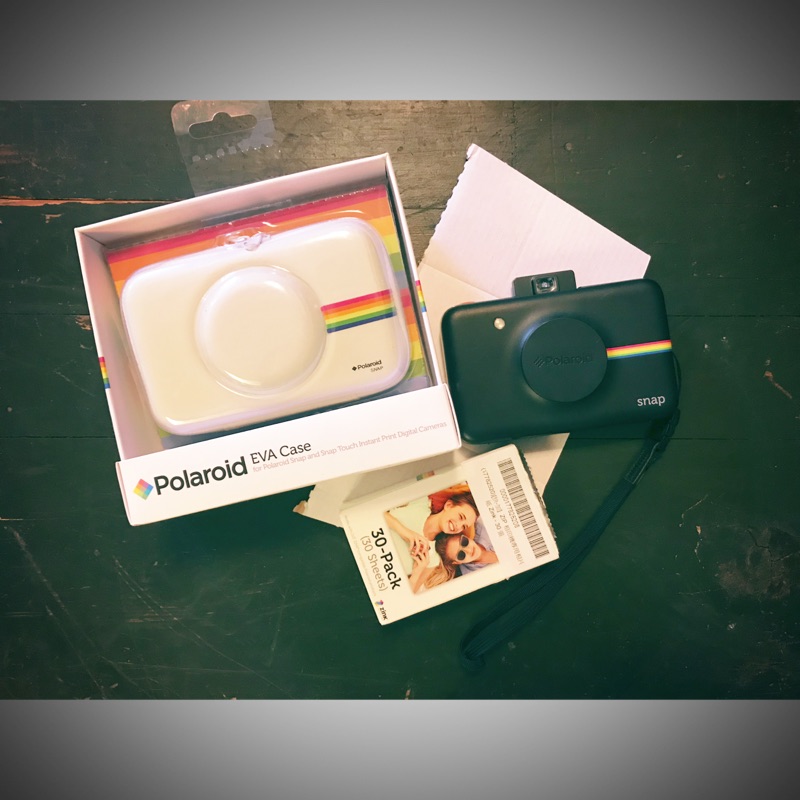 （降價）Polaroid寶萊麗 snap  列印拍立得相機+相機收納包