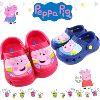 [沅陵商城］粉紅豬小妹 Peppa Pig 佩佩豬 喬治豬 布希鞋 洞洞鞋 園丁鞋 防水 正版授權 台灣製造 現貨