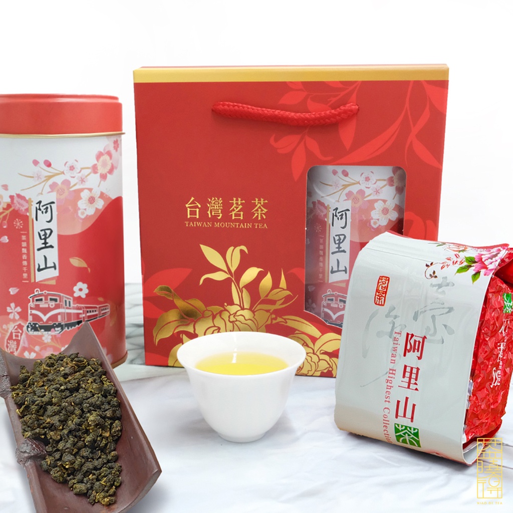 【茶曉得】阿里山低溫80度輕焙甜香茶葉禮盒（四兩2入/盒） 輕焙火/高山茶