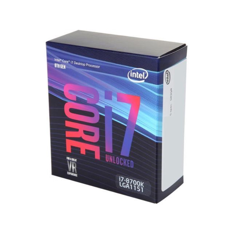 Intel i7 8700k 全新裸裝未上機保固三年（詳內文）