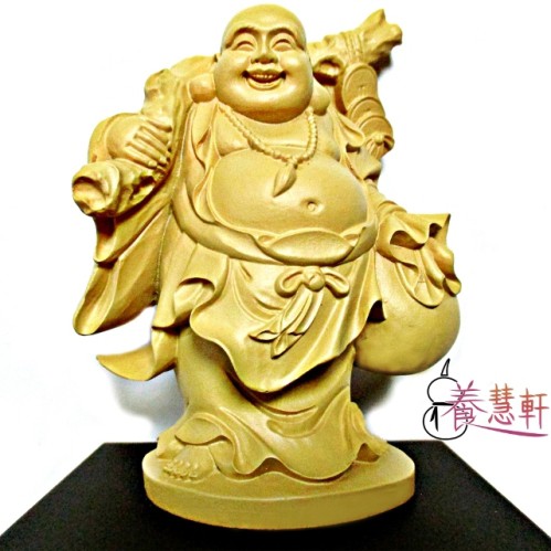 免運養慧軒金剛砂陶土精雕佛像 彌勒佛 木色 台灣本土雕塑家作品 台灣雕塑家作品 出貨前會先加持淨化過 蝦皮購物