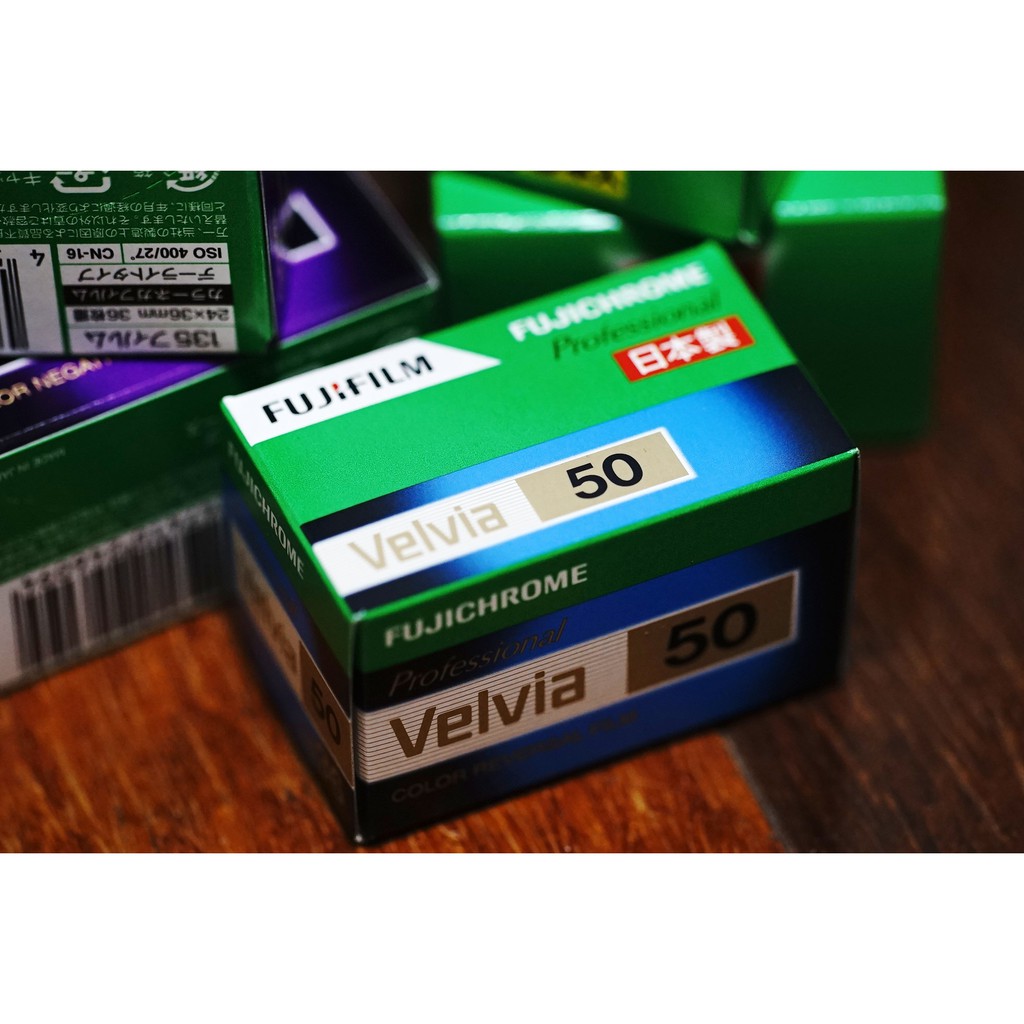 日本 Fujifilm Velvia 50 富士 彩色 專業正片 120/135 同步販售中