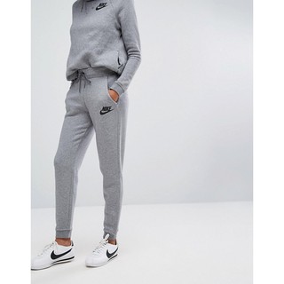 nike rally grey swoosh logo slim joggers