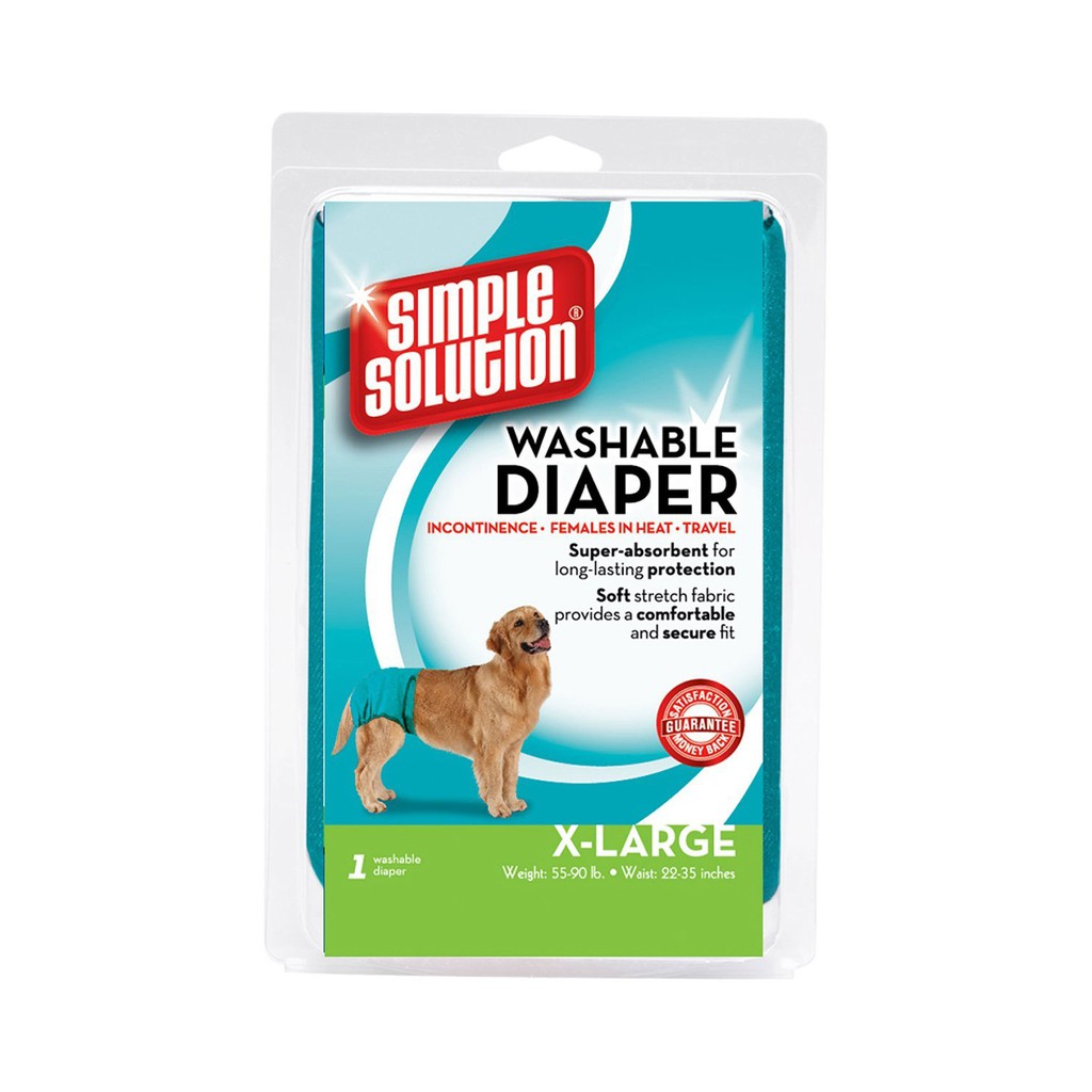 【吉米哈利選物舖】美國Simple Solution 寵物 狗狗用尿布褲 / 生理褲 可重覆使用 老犬照護 (XL號)