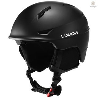 SKII Lixada 單板滑雪頭盔, 可拆卸耳罩男士女士安全滑雪頭盔