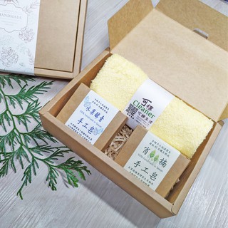 果木禮盒【可檸生活】附提袋 交換禮物 精緻 伴手禮 臺灣製 現貨 天然 手工皂 香皂 沐浴 洗澡 清潔
