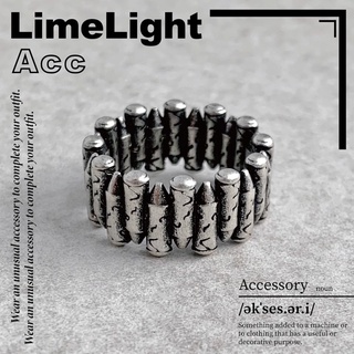 ☆LimeLight☆ 子彈 / 造型 / 做舊 / 雕花 / 飾品 / 鈦鋼 戒指 27