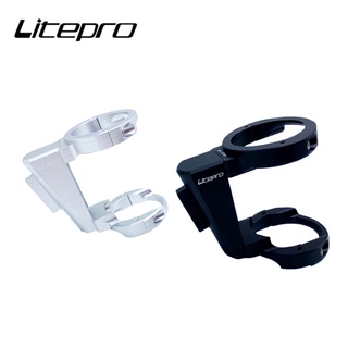 Litepro 可折疊前機架支架,適用於自行車、豬、鼻子、51-98 毫米適配器、51-87 毫米、自行車塊安裝