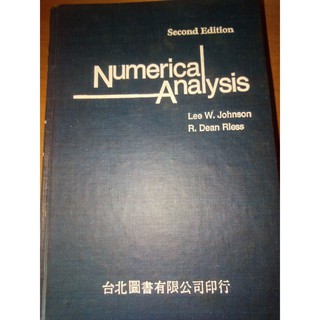 Numerical Analysis 2nd / Lee W. Johnson, R. Dean Riess