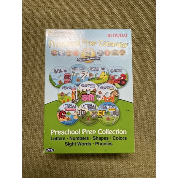 Preschool Prep Company 10片DVD 正版 美國學前教育（二手）