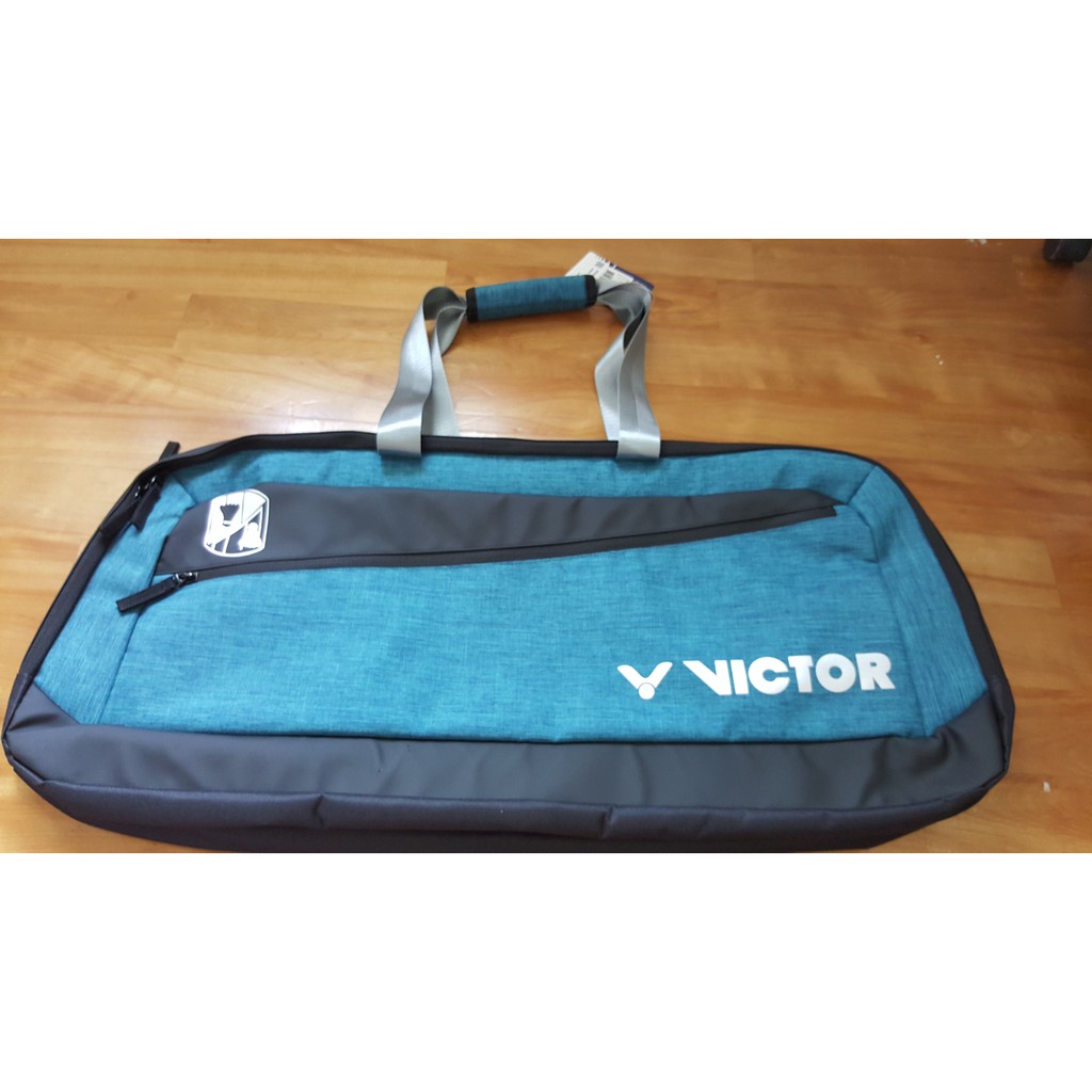 【VICTOR】(勝利)羽球袋 ~矩形包 (森綠藍/黑)型號BR3622FC