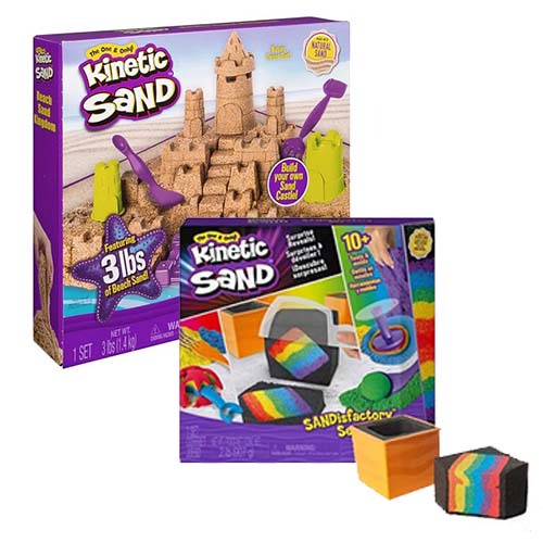 瑞典 Kinetic Sand 動力沙 (豪華彩虹遊戲組、海灘沙堡遊玩組)【安琪兒婦嬰百貨】
