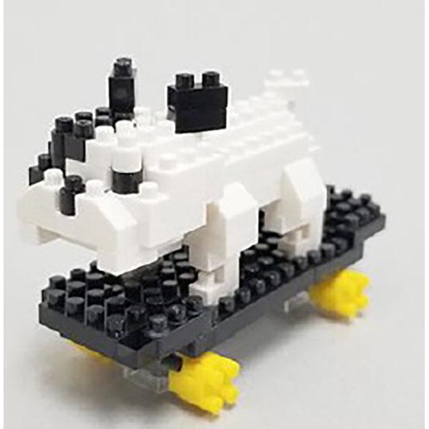 KAWADA nanoblock積木/ NBC-270滑板狗 eslite誠品