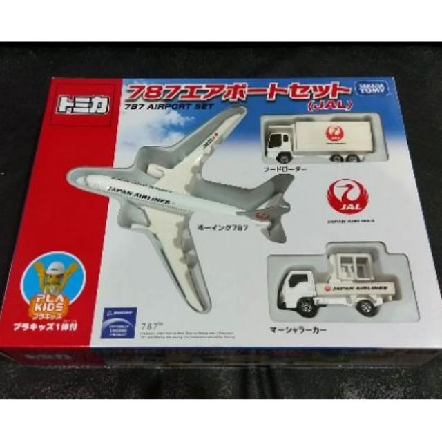 Tomica 787  機場禮盒組 JAL