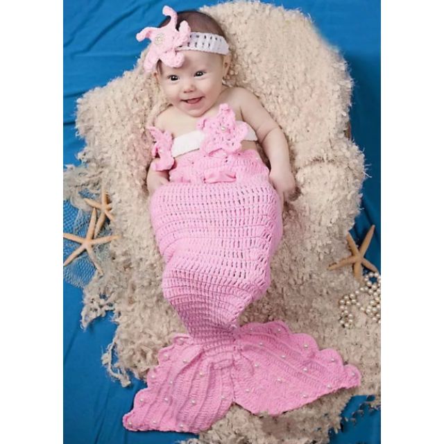 【出租】寶寶寫真服🌟粉紅色美人魚