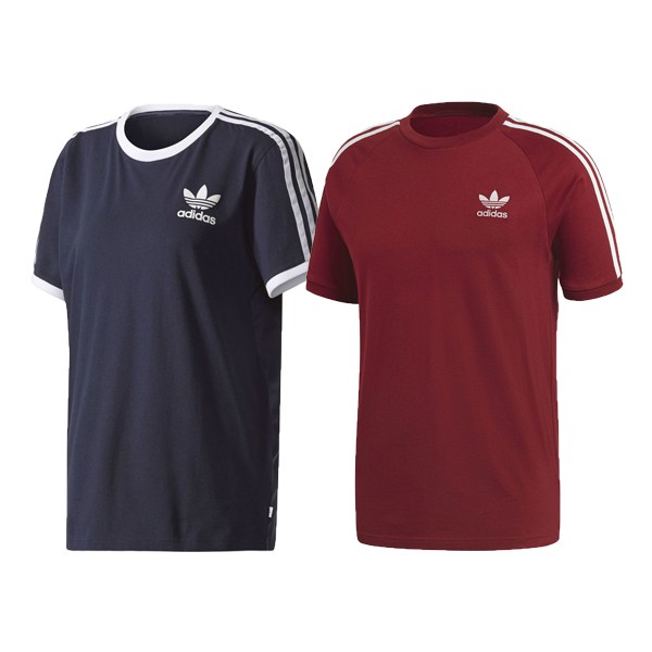 Adidas Originals 3-Stripes T 三線 短T 酒紅深藍 BP9414 DH5810 IMPACT